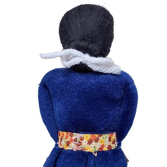 Vintage Native American Handmade Cloth Dolls Folk Art Beaded Primitive Navajo - Picture 9 of 14